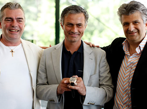 Ֆրանկ Մյուլլերը, Ժոզե Մաուրինիոն ու Վարդան Սիրմակեսը Լուսանկարը՝ http://www.men-access.com