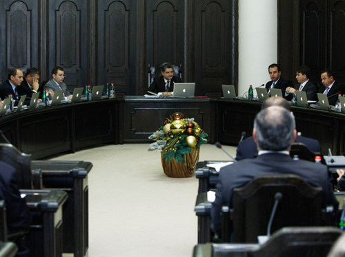 ՀՀ կառավարության այսօրվա նիստը Լուսանկարը՝ PanArmenian Photo