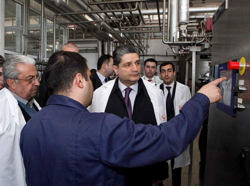 Վարչապետ Տիգրան Սարգսյանն այսօր այցելել է «Եվրոթերմ» ընկերություն Լուսանկարը՝ ՀՀ վարչապետի մամլո գրասենյակ