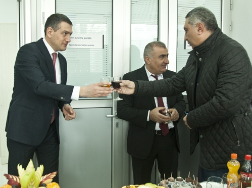 На перезапуске филиала "Масис" Банка ВТб-Армения 