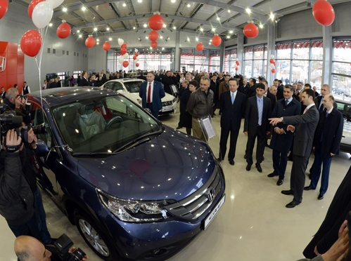 Honda-ի ավտոսրահի բացմանը ներկա էր ՀՀ վարչապետ Տիգրան Սարգսյանը 