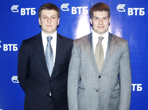 Bank VTB (Armenia) CEO Yuri Gusev and VTB 24 vice-president, head of International Business Department Vsevolod Smakov Image by: Mediamax