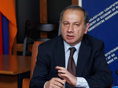 Minister of Economy Vahram Avanesyan Image by: PanArmenian Photo