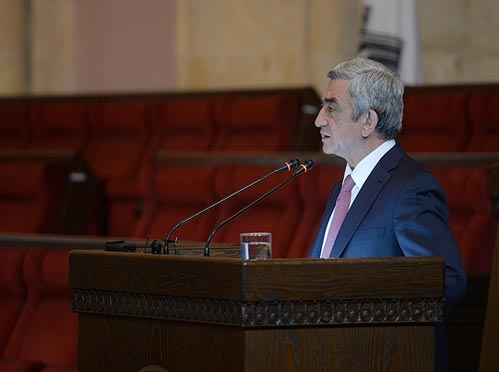 Serzh Sargsyan Image by: Press service of the Armenian President