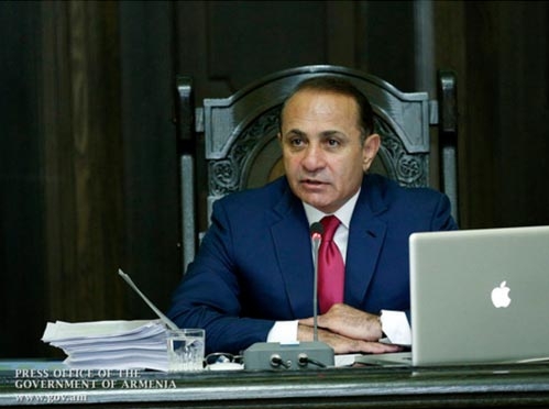 Hovik Abrahamyan Image by: Press service of the Armenian government
