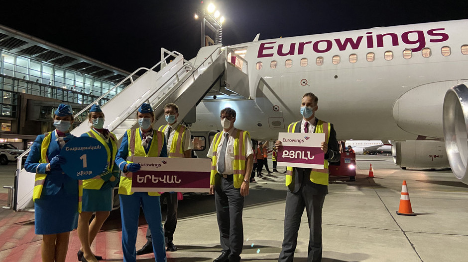 Eurowings low-cost carrier enters the Armenian market