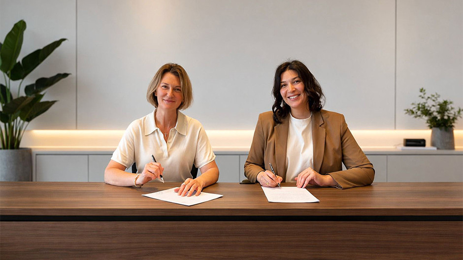 Lali Svimonia, Founder of the Georgian-Armenian Business Association (GABA), and Ia Jikia, CEO of Helio.AI 