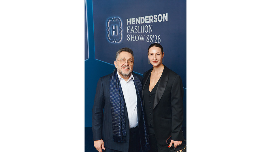 Founder and President of the HENDERSON Fashion Group Ruben Harutyunyan and Yana Egoryan Image by: Henderson