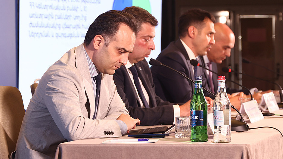 Ռուբեն Սաղոյանը, Վարդան Խաչատրյանը, Հովհաննես Խաչատրյանը եւ Արա Աբրահամյանը Լուսանկարը՝ Մեդիամաքս
